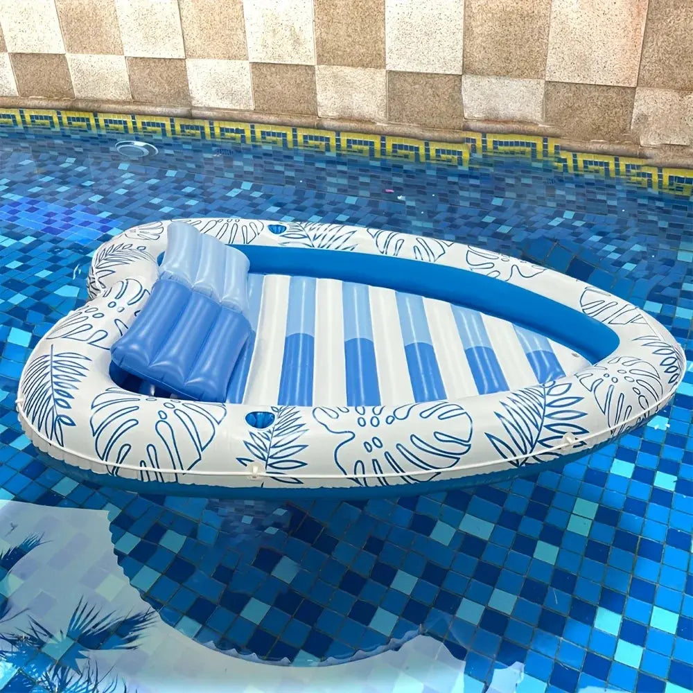 Inflatable Love Float – Two-Person Romantic Pool & Lake Lounger NNOS
