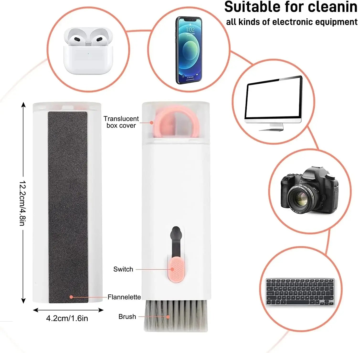 7-in-1 Electronic Cleaner Kit – Keyboard, Laptop, AirPods, Phone & Screen NNOS