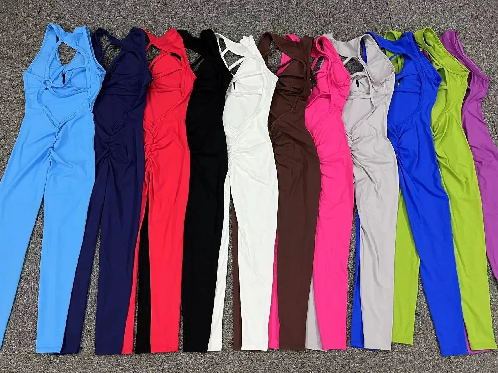 Sporty Jumpsuit Woman Sports Overalls Women Sportswear Gym Set Yoga Clothes Fitness Clothing Workout NNOS