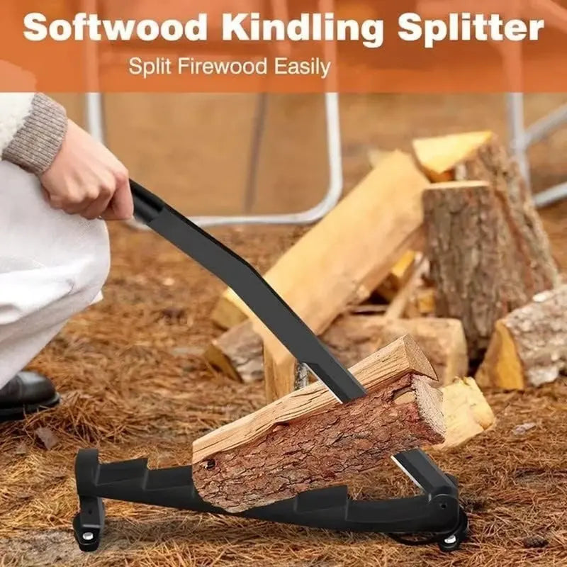 Wall Mounted Kindling Splitter Wood Kindling Splitter Portable Manual Fire Wood Kindling Splitter Firewood Cutter NNOS