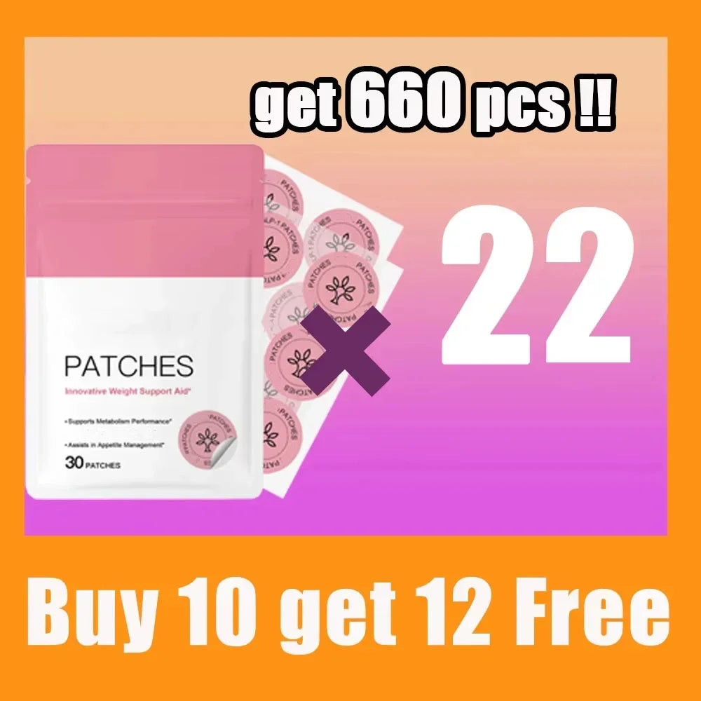 Body Patch, 30 Patches for Appetite Control & Metabolism Support, Plant - based Formula NNOS
