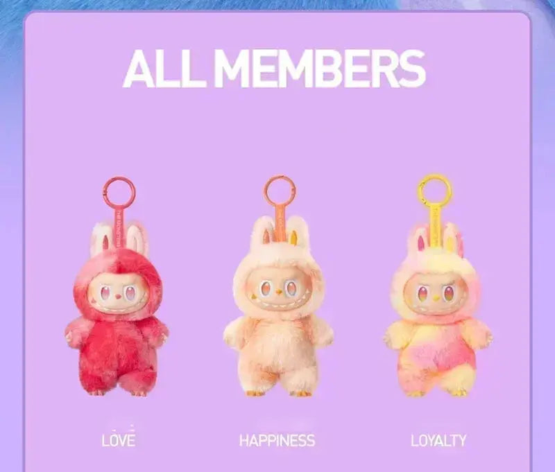 Anime Figure Kawaii For Labubu Blind Box Have A Seat Series PVC Pendant Doll Model Toy Monster Keychain Kids Birthday Gifts NNOS
