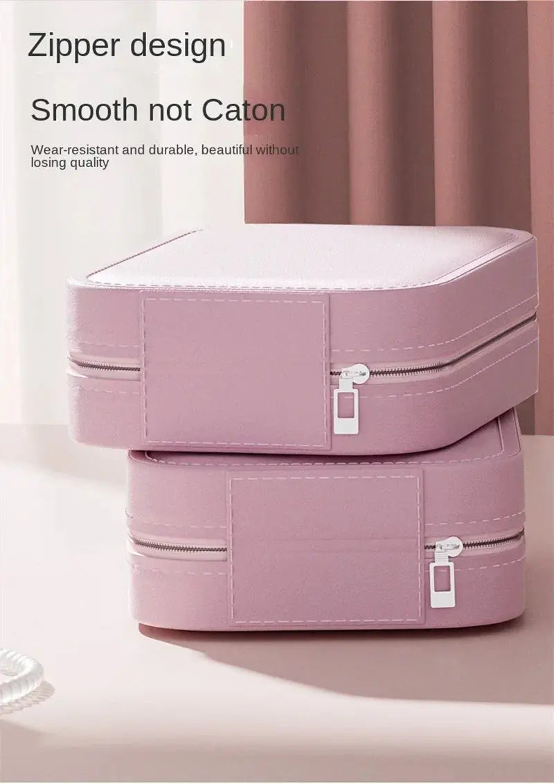 Smart LED Cosmetic Case with Mirror Travel Makeup Bag Small Cute Female Beautician Skincare Product Makeup Case for Women NNOS