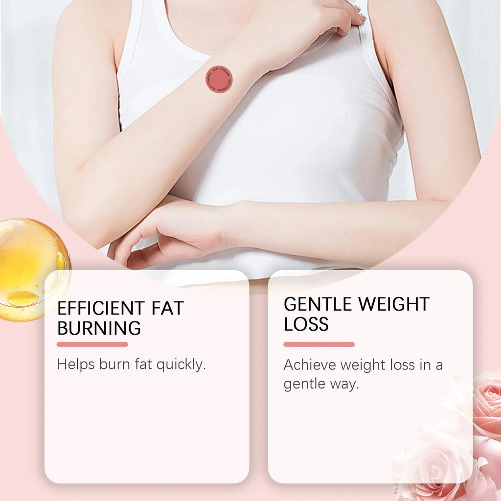 30pieces Weight Loss GLP-1 Patches Body Shaping Belly Fat Burning Improve Stomach Control Weigh Management Slimming Stickers NNOS