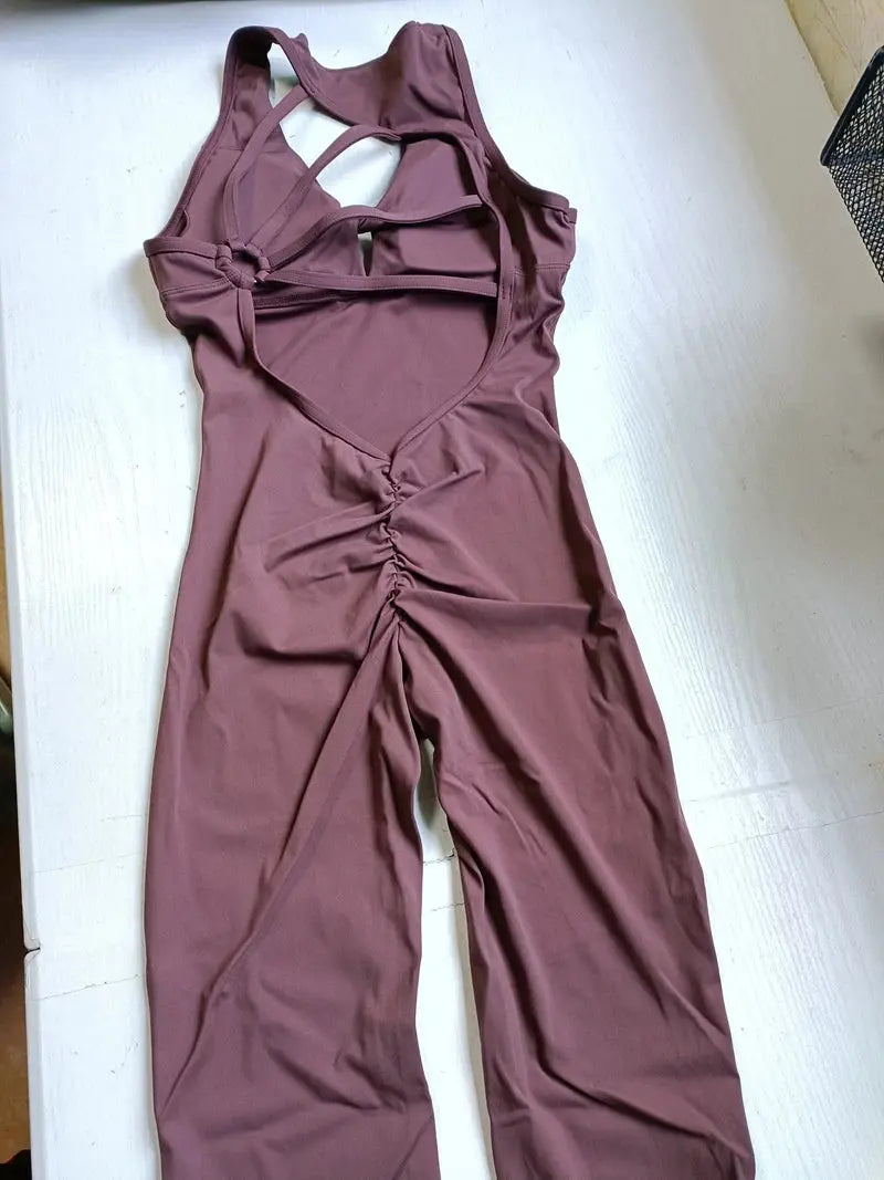 Sporty Jumpsuit Woman Sports Overalls Women Sportswear Gym Set Yoga Clothes Fitness Clothing Workout NNOS