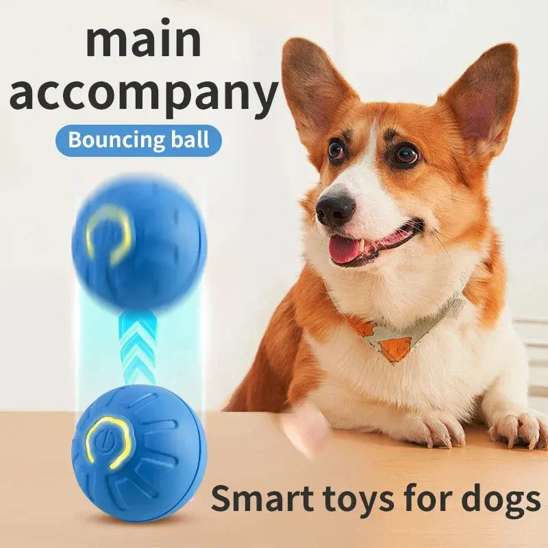 Smart Dog Toy Ball Electronic Interactive Pet Toy Moving Ball USB Automatic Moving Bouncing for Puppy Birthday Gift Cat Product product image