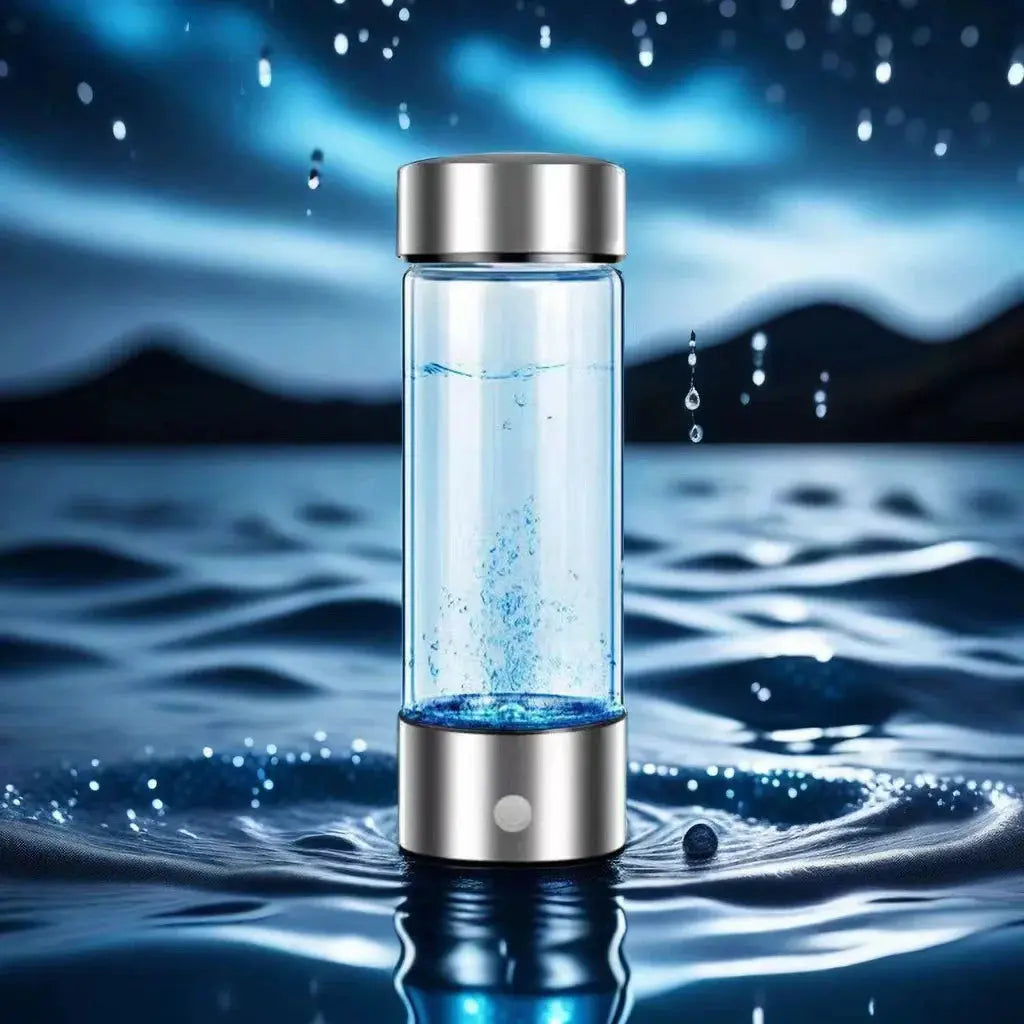 Portable Hydrogen Water Bottle Generator Rechargeable Ionizer Machine Stainless Steel Health Cup for Rich Water Glass NNOS