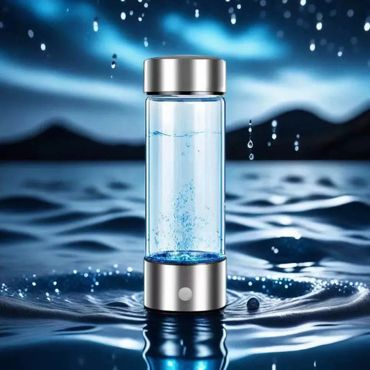 Portable Hydrogen Water Bottle Generator Rechargeable Ionizer Machine Stainless Steel Health Cup for Rich Water Glass NNOS
