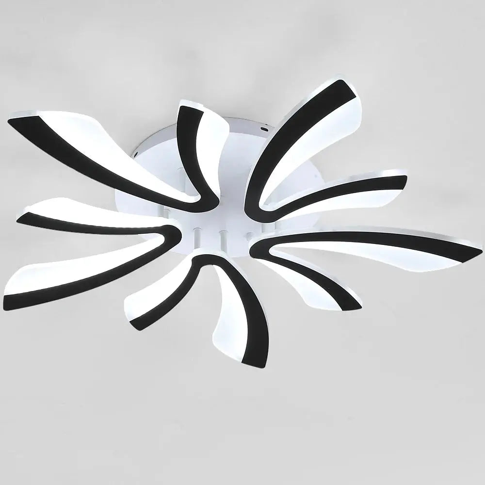 Modern Interior Acrylic Ceiling Lamp Pendant Lamp Living Room Bedroom Led Chandelier Home Decor Lighting Fixtures Dimming Lustre NNOS
