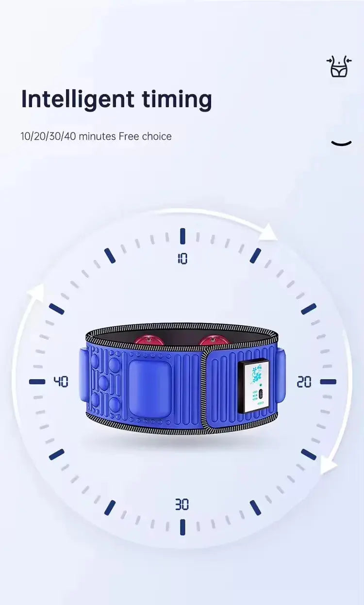 Smart massage lazy fat belt Wireless electric massage weight loss belt fitness fat burning vibration abdominal muscle trainer NNOS