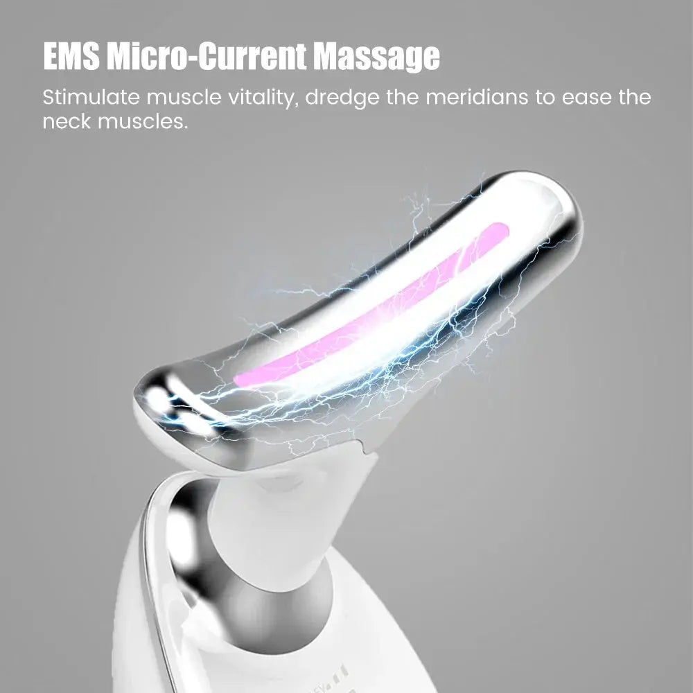 Face Neck Lift Beauty Device EMS Facial Massager LED Light Therapy Double Chin Remover Skin Rejuvenation Tightening Anti Wrinkle NNOS