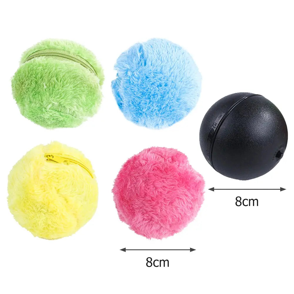 Interactive Magic Rolling Ball Toy for Dogs and Cats Plush Electric Activation Ball for Pet Fun product image