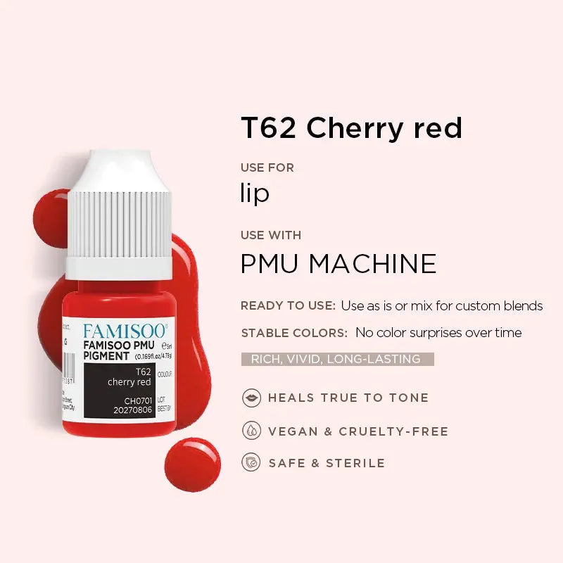 Permanent Makeup Pigments – FAMISOO 5ml PMU Lip Tattoo Ink NNOS