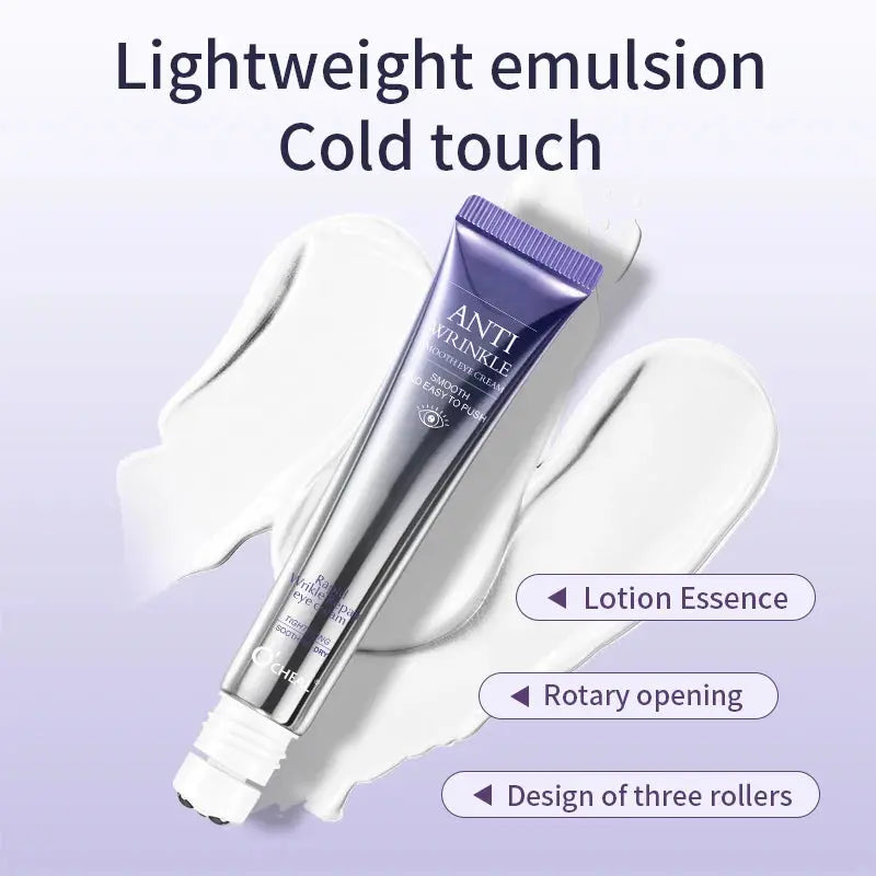 O'CHEAL Anti Wrinkle Anti Dark Circle Eye Cream Roller Massager Moisturizing Eye Bags Anti Aging Hyaluronic Acid Eye Skin Care NNOS