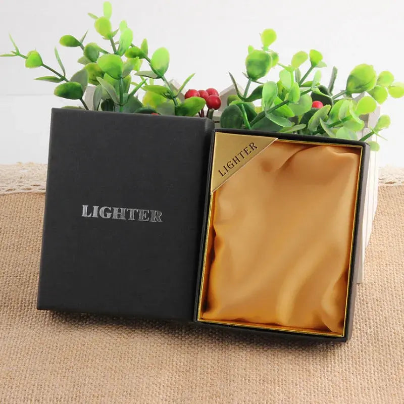 Rechargeable USB Electric Lighter – Windproof Dual Arc Flameless LED NNOS