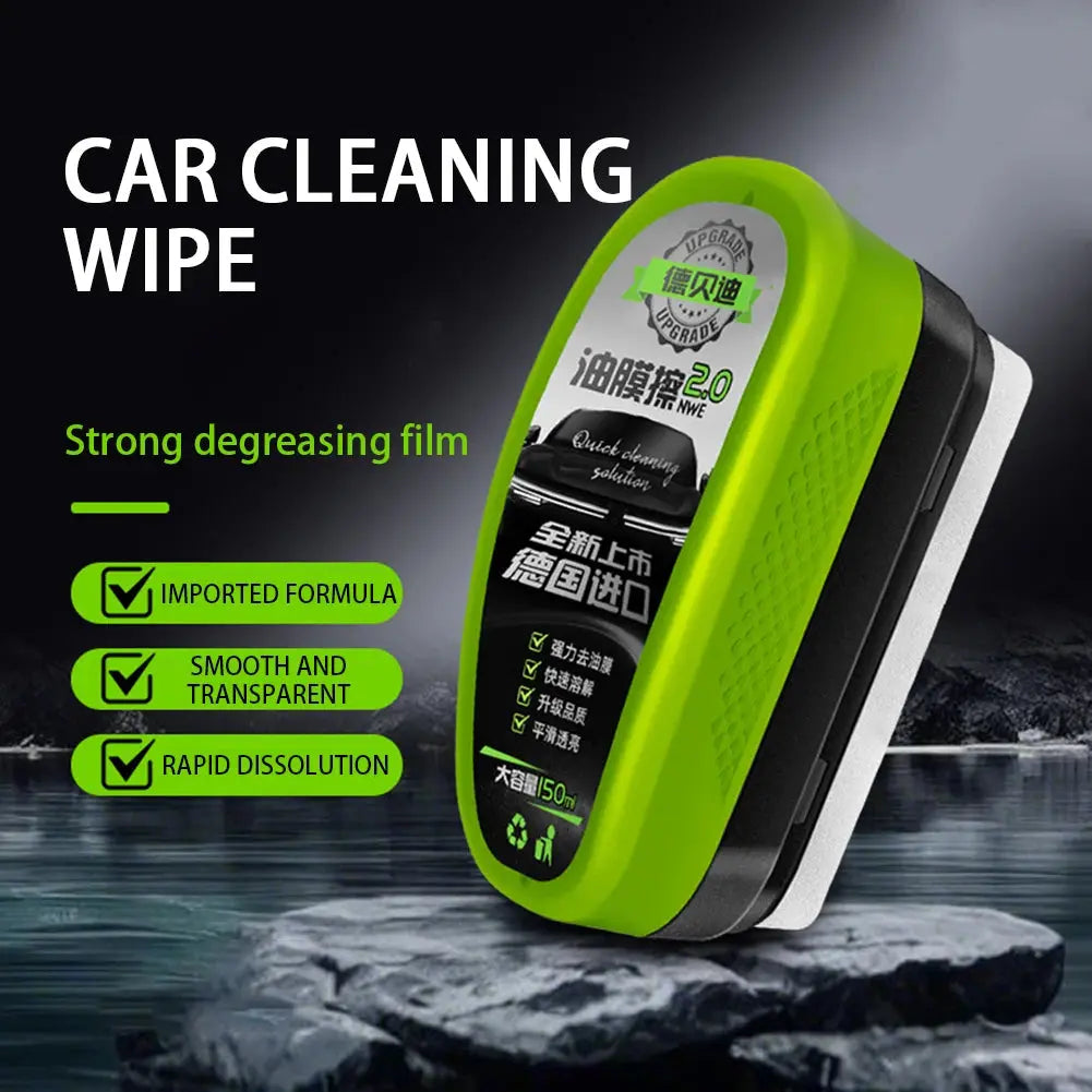 Car Glass Oil Film Cleaner – Anti-Rain, Clear Vision, 1,2,3 Set Universal Wipes NNOS
