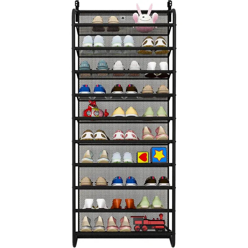 Household dustproof storage shoe cabinet simple wall mounted energy-saving shoe rack behind dormitory door multi-layer assembled product image
