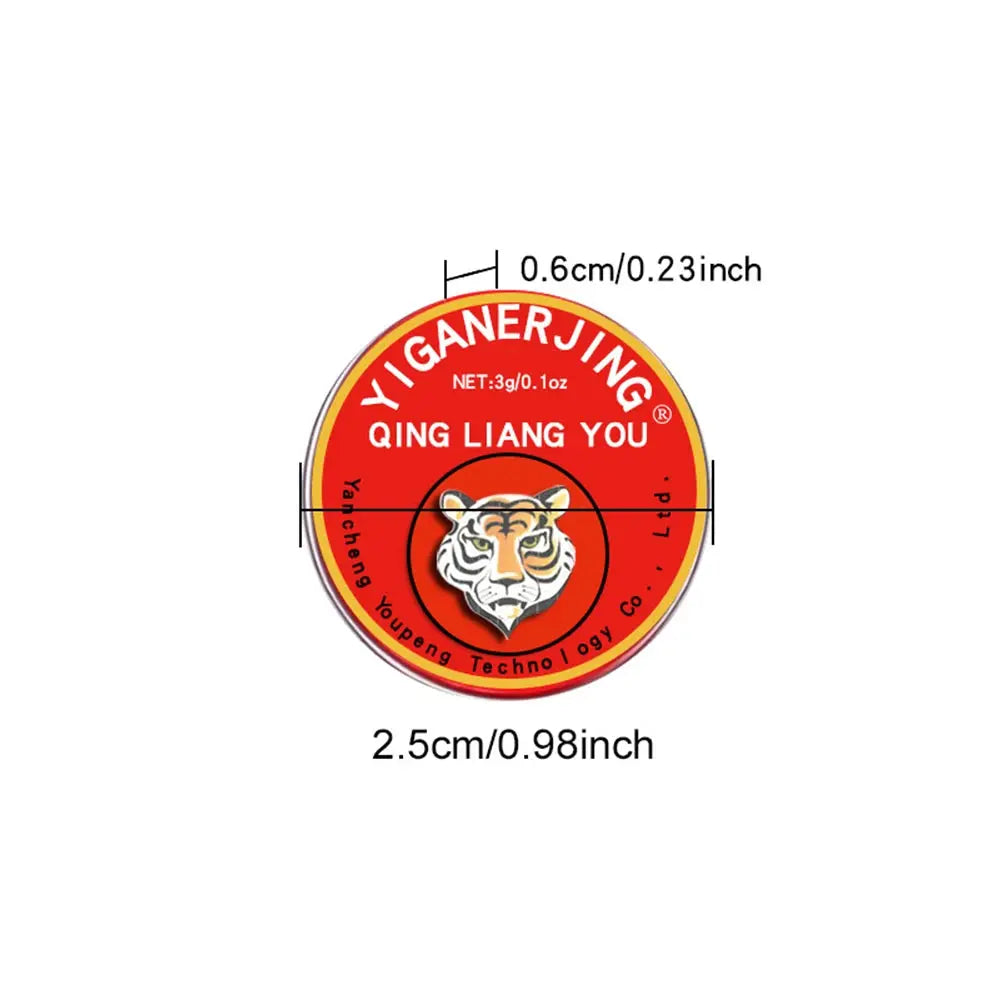 5/10/30pcs  Yiganerjing Qingliangyou Tiger Essential Balm Oil 3g NNOS