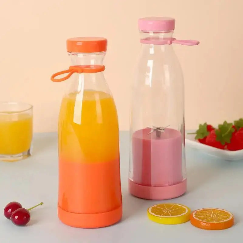 Portable Rechargeable Mini Electric Juicer Cup with 6 USB Power Supply for Home Juice Coke Cup NNOS