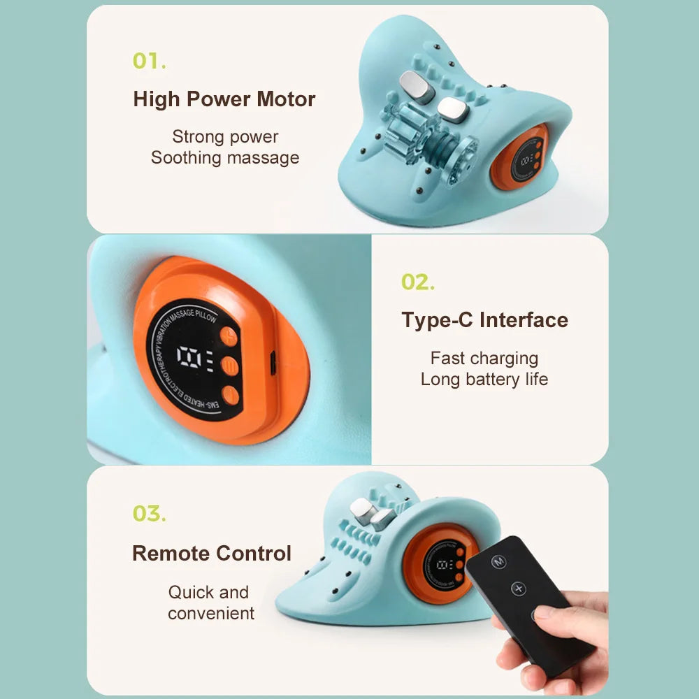 Electric Neck Stretcher | EMS Cervical Traction & Massage Device | NNOS NNOS