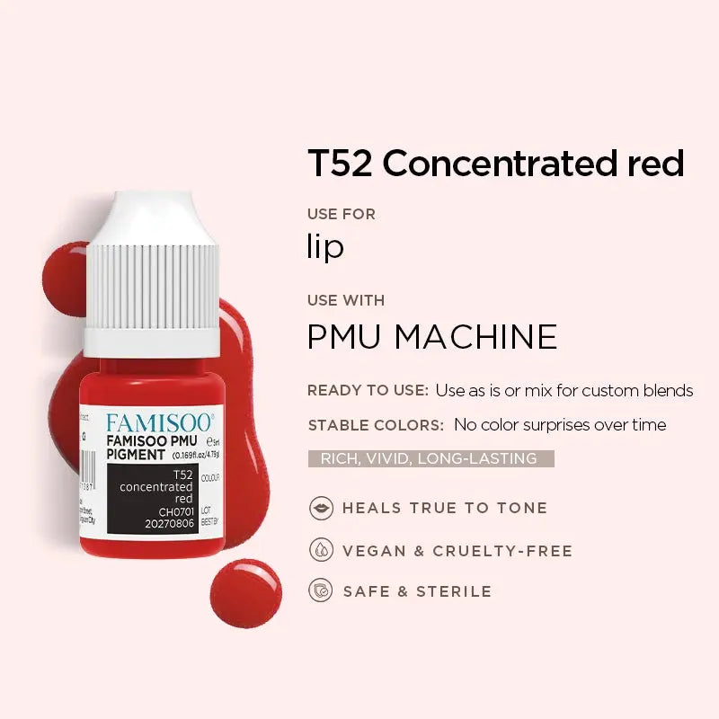 Permanent Makeup Pigments – FAMISOO 5ml PMU Lip Tattoo Ink NNOS