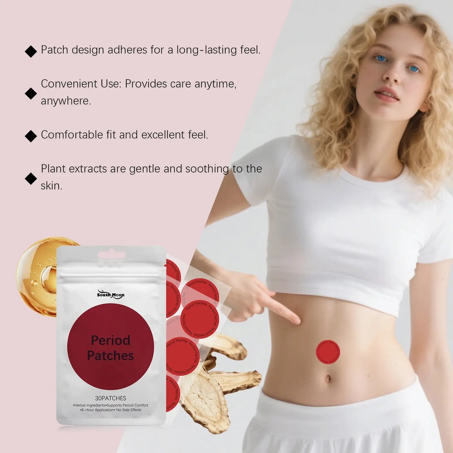 Menstrual Abdominal Patch – Skin-Friendly Moisturizing Body Care NNOS