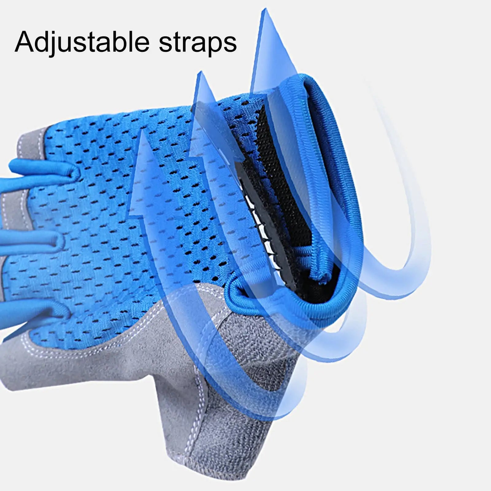 1Pair Non-slip Kids Gloves Half Finger Thickened Palm Protective Faux Leather Tear Resistant - Cycling Climbing Kid Sport Gloves NNOS