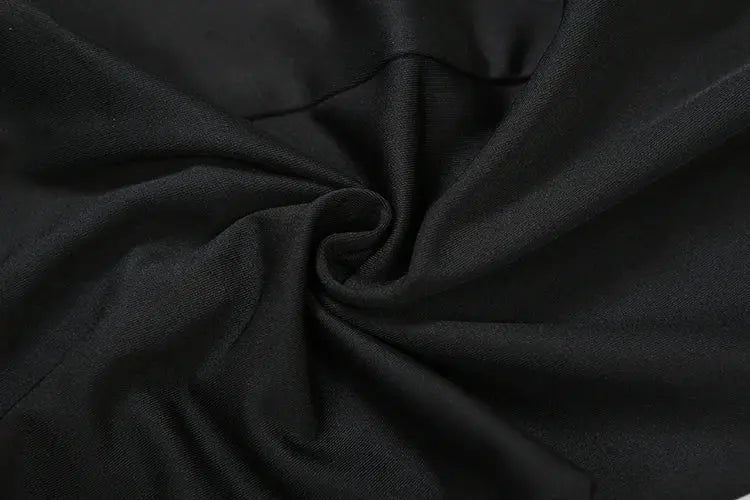 Sexy Fall Jumpsuits for Women DIY Shirring O-Neck Full Sleeve Stretch Polyester Slim Fit Ankle-Length Party Clubwear NNOS