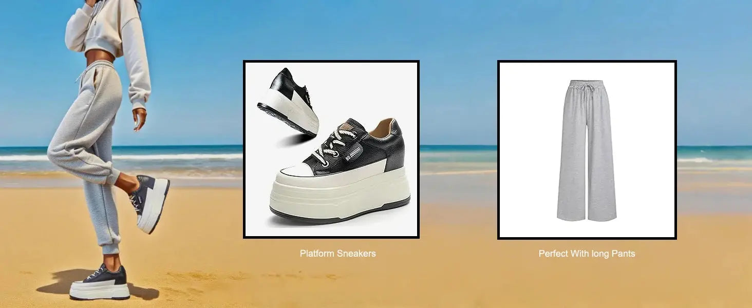 Fujin 9cm Cow Suede Genuine Leather Women Vulcanized Shoes Platform Wedge Skate Boarding High Brand Heels Casual Summer Shoes NNOS