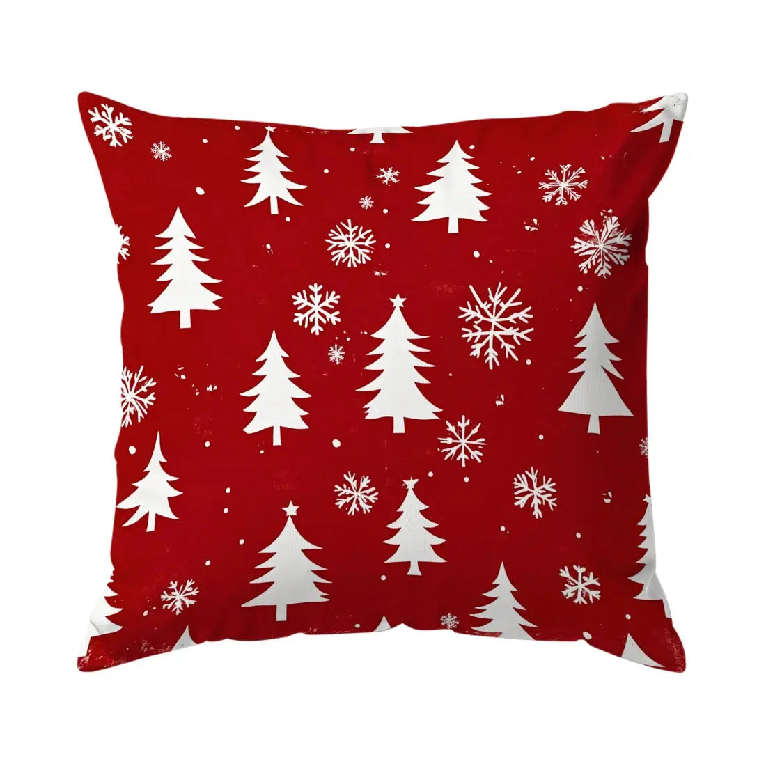 Christmas Cushions Snowflakes Pillowcase Polyester Cushion Cover Throw Pillow Sofa Decoration Pillowcover Home Decor NNOS