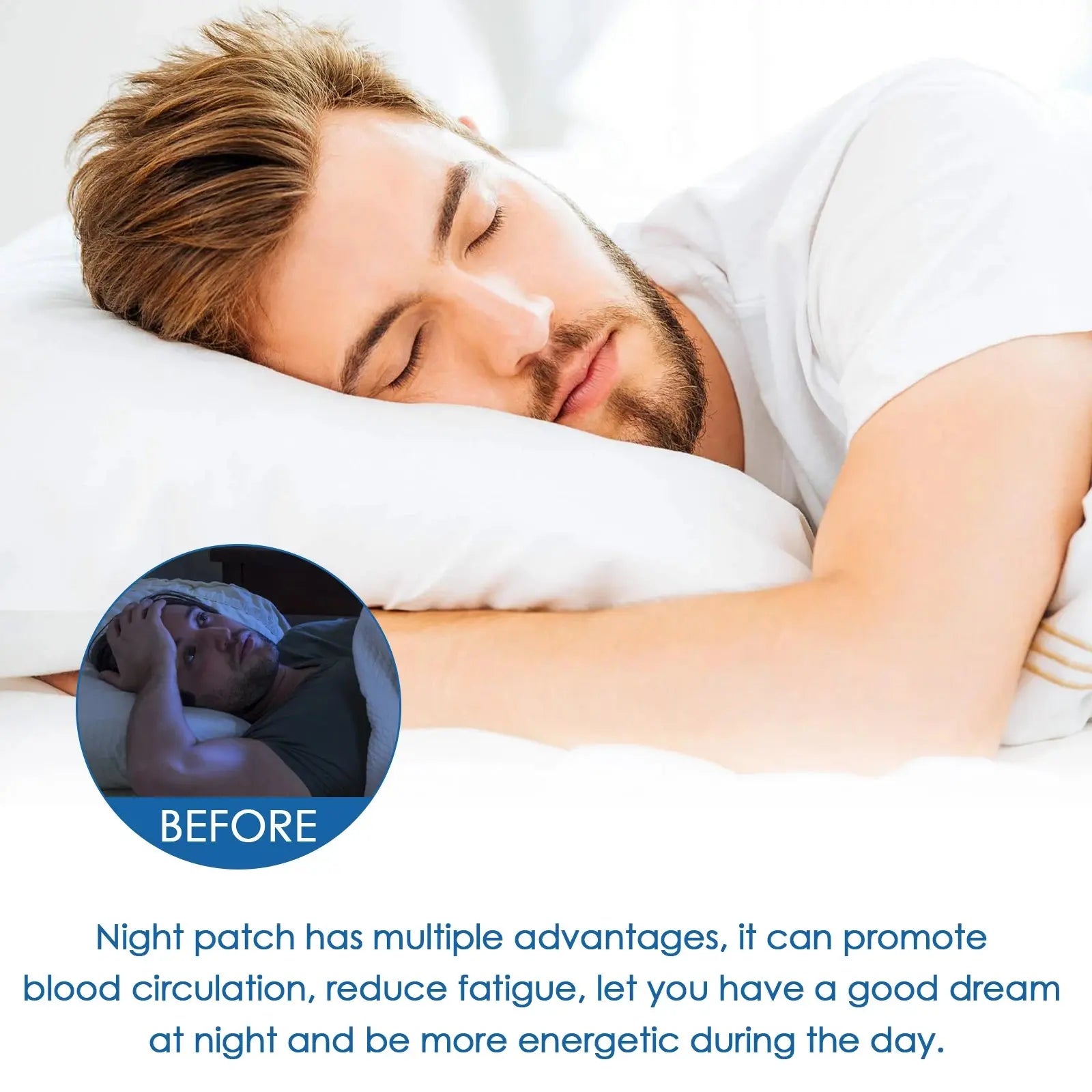 Lavender Sleep Patches – Natural Aid to Relieve Stress, Anxiety & Insomnia NNOS