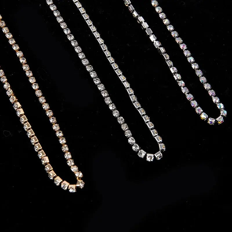 Rhinestone Thigh Chain Women Pendants Leg Chain Body Jewelry Beach Style Gift Bohemian Gold Silver Color Metal Beaded NNOS