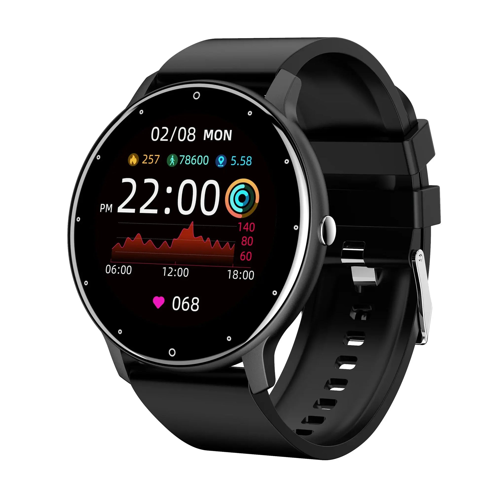 Fashion Smart Watch Full Touch Screen Sports Fitness Tracker IP68 Waterproof Bluetooth Smartwatch for Men Women NNOS