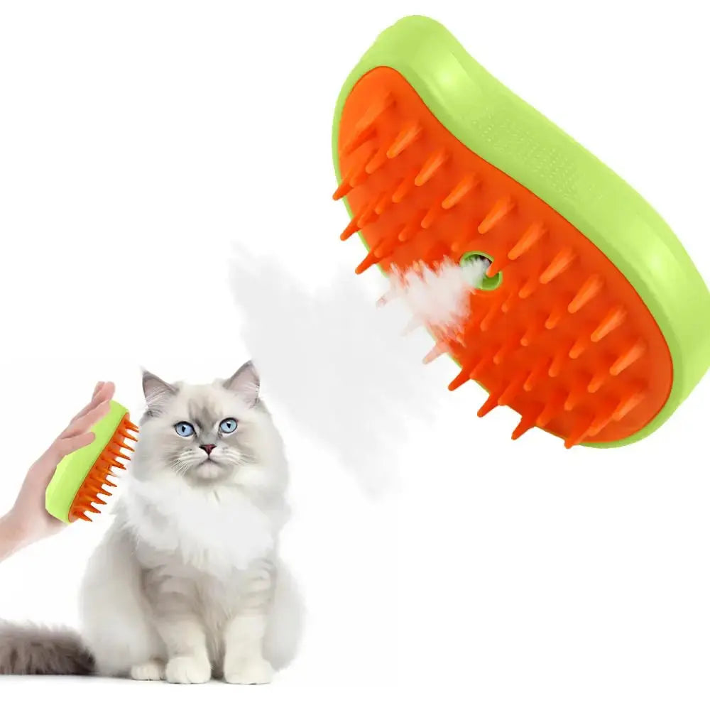Cat Steam Brush Steamy Dog Brush 3 in 1 Rechargeable Spray Cat Hair Brushes for Massage Pet Grooming Comb Hair Removal Comb NNOS