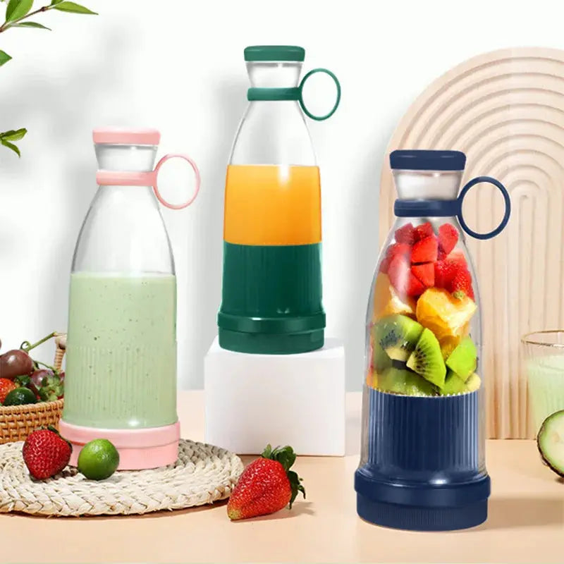 Electric Juicer Rechargeable Fresh Fruit Juicer USB Portable Juice Cup Handheld Smoothie Machine Mini Juice Blender Kitchen NNOS