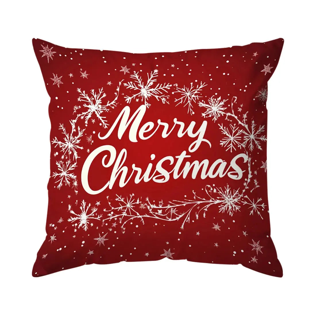 Christmas Snowflakes Cushions Pillowcase Polyester Cushion Cover Throw Pillow Sofa Decoration Pillowcover Home Decor NNOS