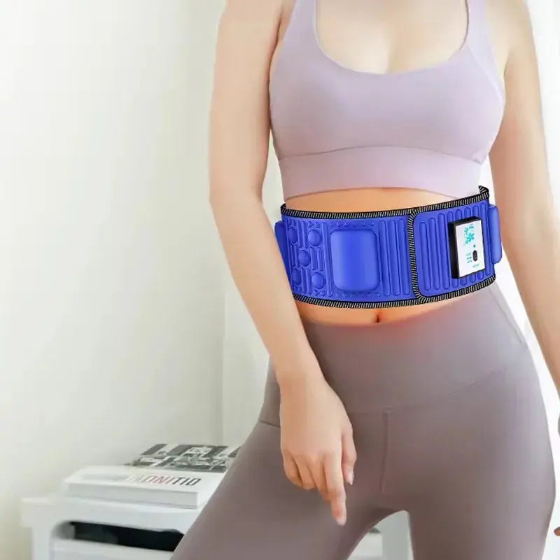 Smart massage lazy fat belt Wireless electric massage weight loss belt fitness fat burning vibration abdominal muscle trainer NNOS
