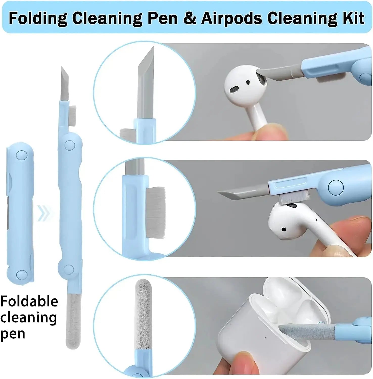 7-in-1 Electronic Cleaner Kit – Keyboard, Laptop, AirPods, Phone & Screen NNOS
