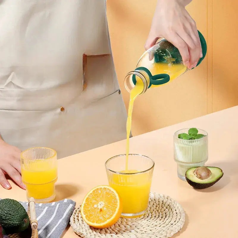 Electric Juicer Rechargeable Fresh Fruit Juicer USB Portable Juice Cup Handheld Smoothie Machine Mini Juice Blender Kitchen NNOS