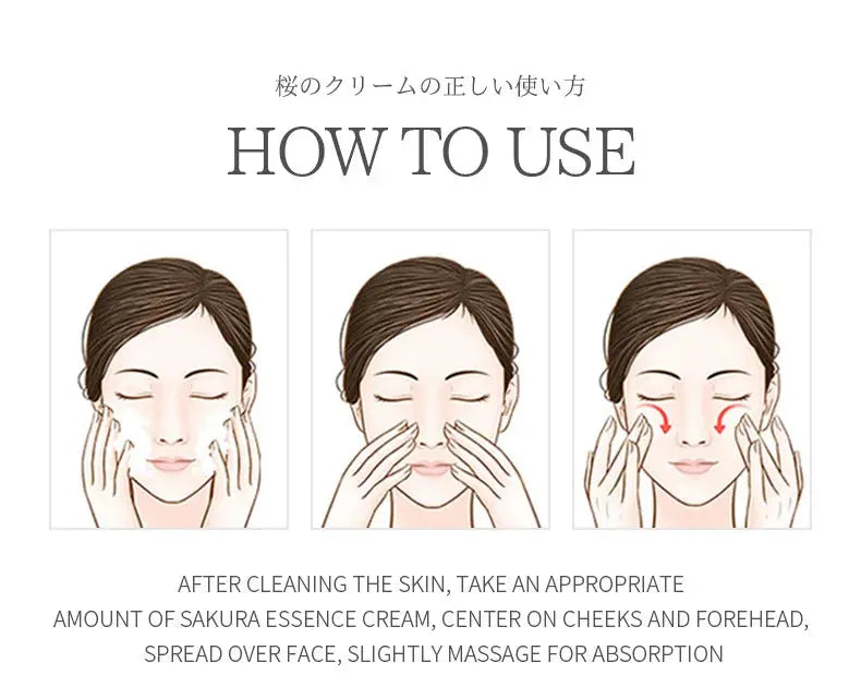 6Pcs and 9Pcs Sakura Skin Care Set – Face Cream, Serum, Toner & Cleanser Gift Box NNOS