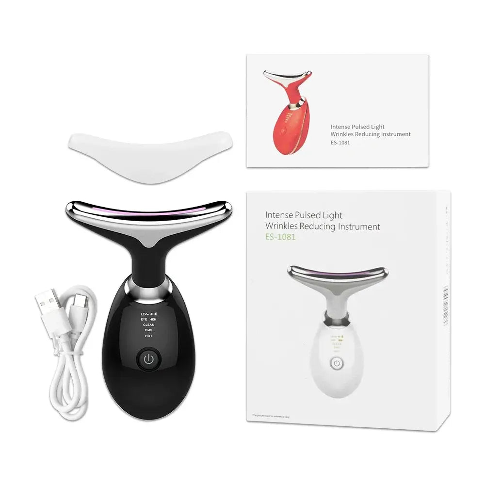 Face Neck Lift Beauty Device EMS Facial Massager LED Light Therapy Double Chin Remover Skin Rejuvenation Tightening Anti Wrinkle NNOS