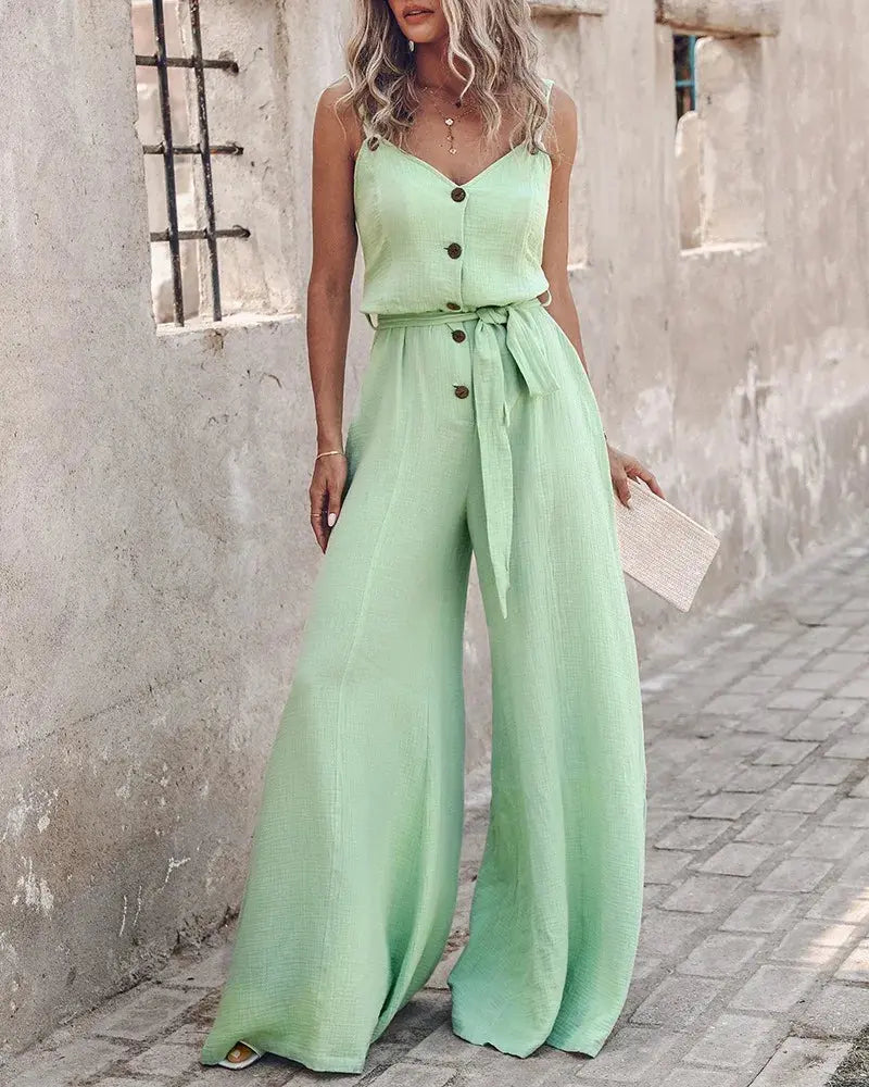 Solid Elegant 2025 Women’s Jumpsuit NNOS