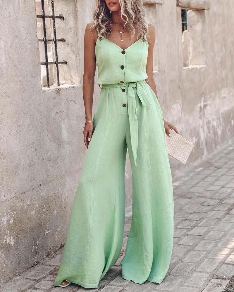 Solid Elegant 2025 Women’s Jumpsuit