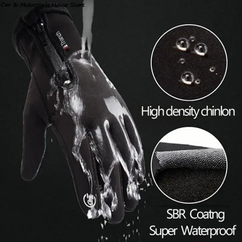 Waterproof Winter Gloves – Warm Thermal Touch Screen Ski & Running Gloves NNOS