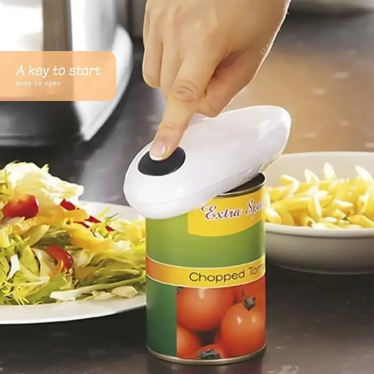 New electric can opener 8-shaped can opener automatic bottle opener set NNOS