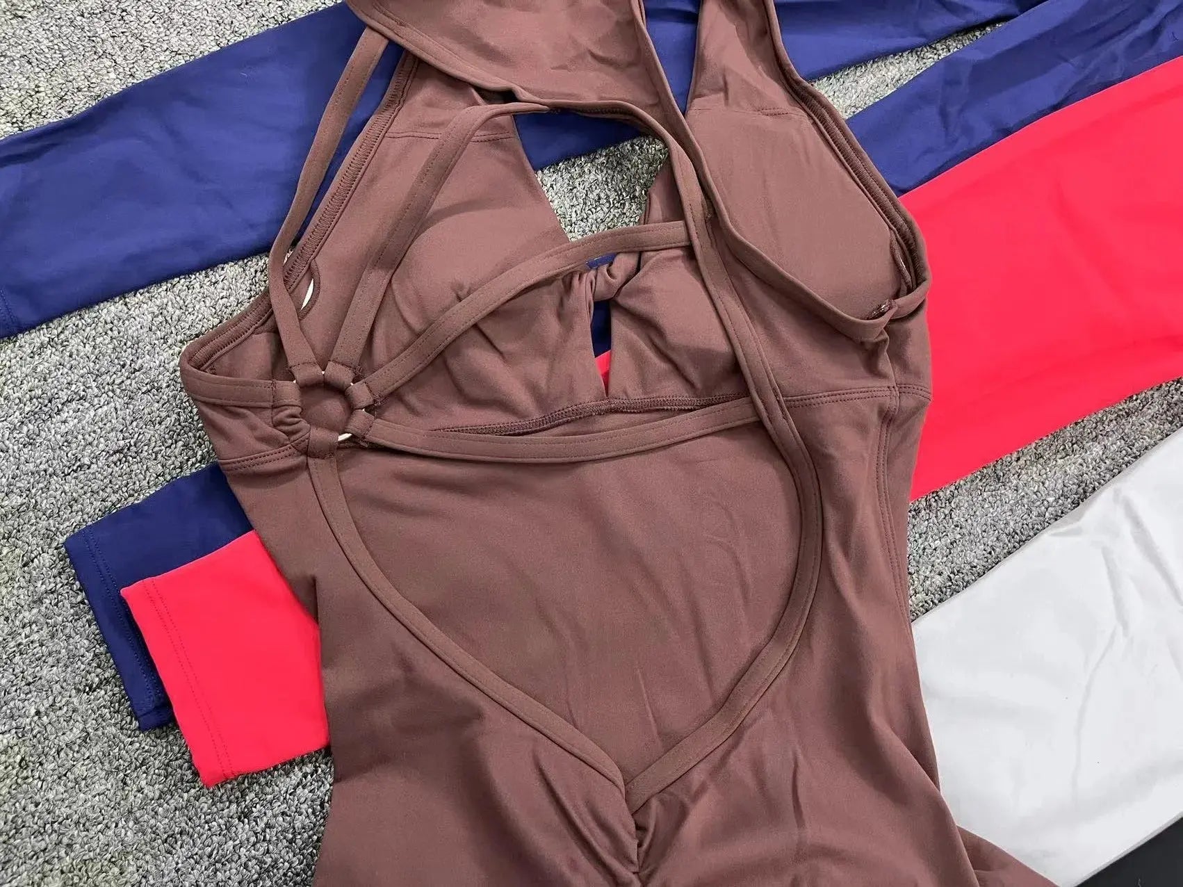 Sporty Jumpsuit Woman Sports Overalls Women Sportswear Gym Set Yoga Clothes Fitness Clothing Workout NNOS