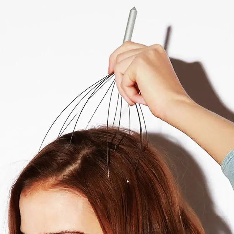 Octopus Head Massager Scratching Scalp Relaxation Relief Body Massager Scratcher Relieves Tension Health Care Tools Random NNOS