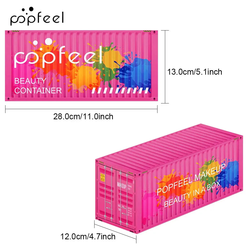 POPFEEL Holiday makeup set container gift box-Perfect for Birthday Parties and Holidays | Ideal Makeup Kit for Girls and Women。 NNOS