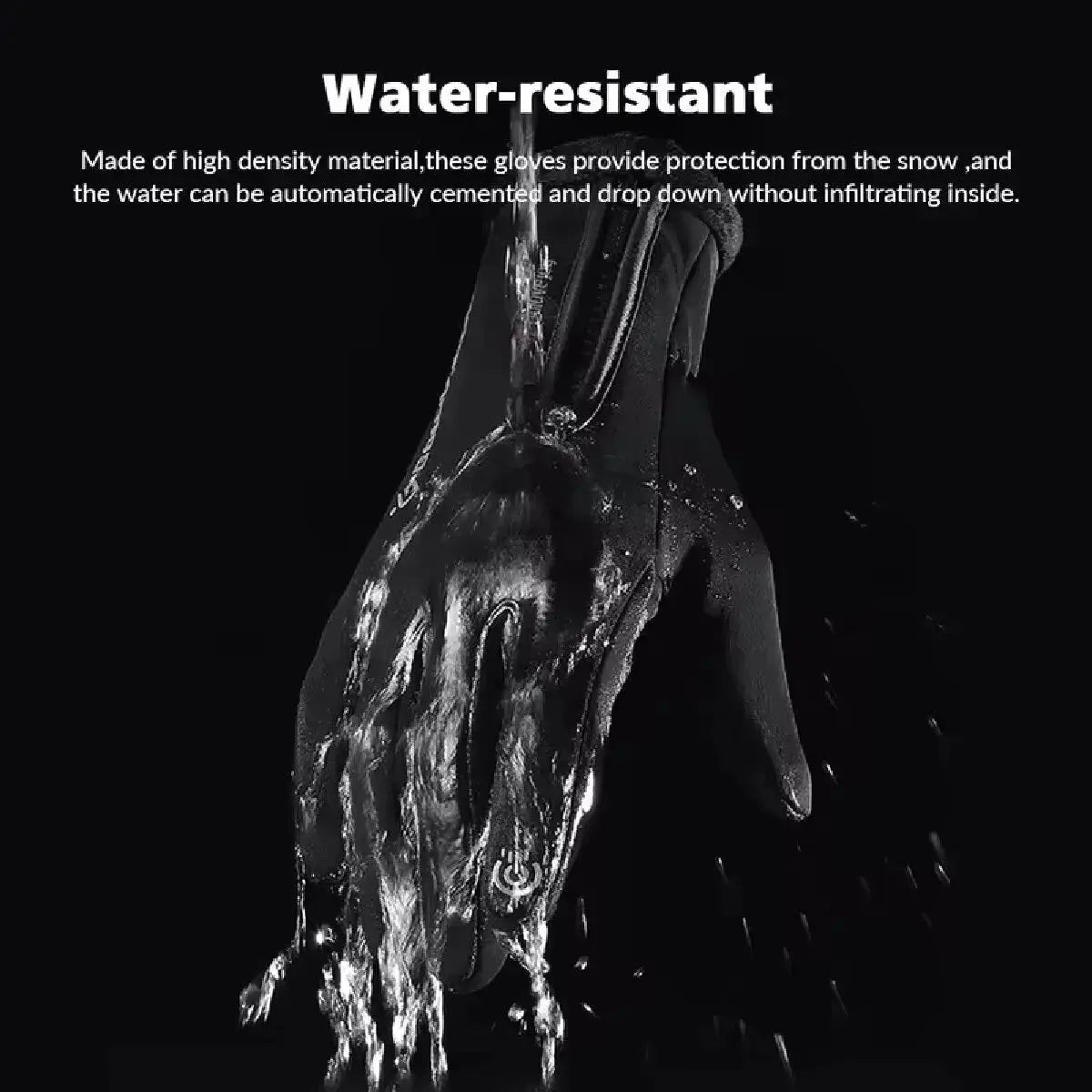 Waterproof Winter Gloves – Warm Thermal Touch Screen Ski & Running Gloves NNOS