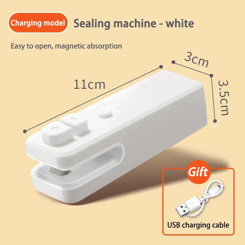 Xiaomi Food Bag Sealer Mini Portable Plastic Bags Sealing Machine Thermoplastic Bag Sealants Handheld Food Packaging Heat Sealer NNOS